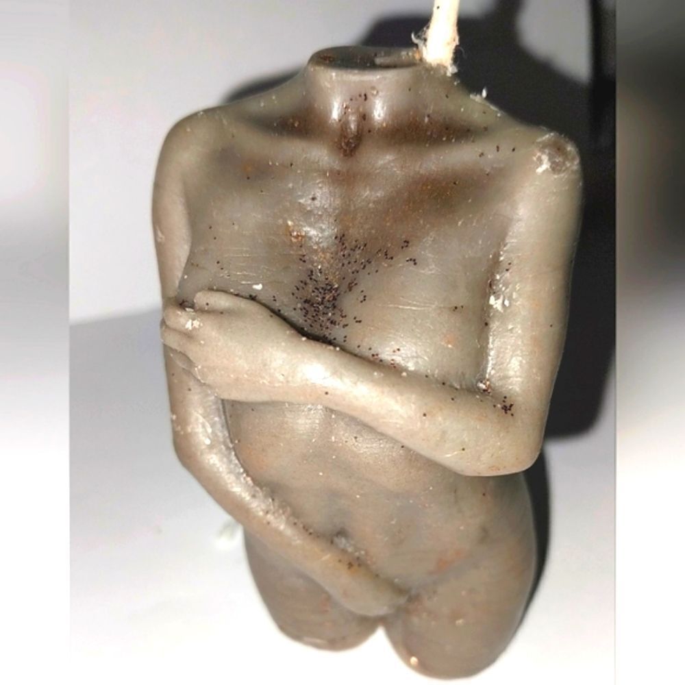 Hand crafted, goddess limited edition sculpted candle